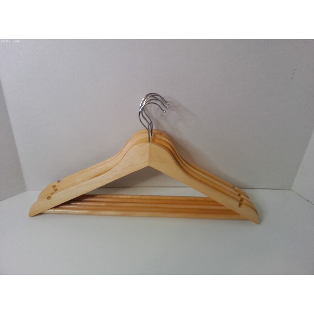 Lot Of 5 Wooden Hangers